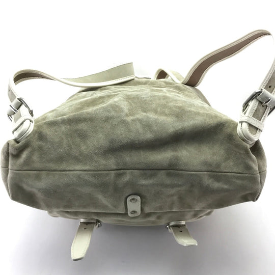 BALLY Backpack Suede / leather Beige type Large backpack Backpack unisex(Unisex) Used Authentic