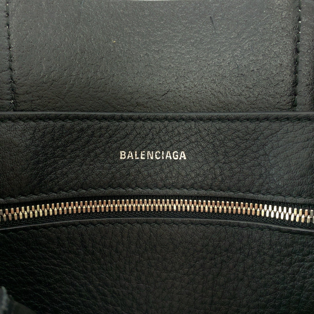 BALENCIAGA Shoulder Bag 551815 leather Yellow Black SilverMetal Jolder Bag Tote Bag 2way Everyday XXS Women Used Authentic
