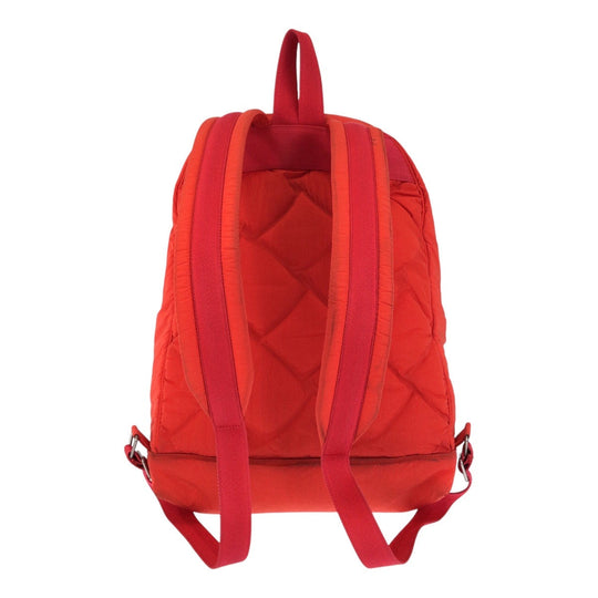 BOTTEGAVENETA Backpack Nylon Red Silver Metal MAXI INTRECCIATO