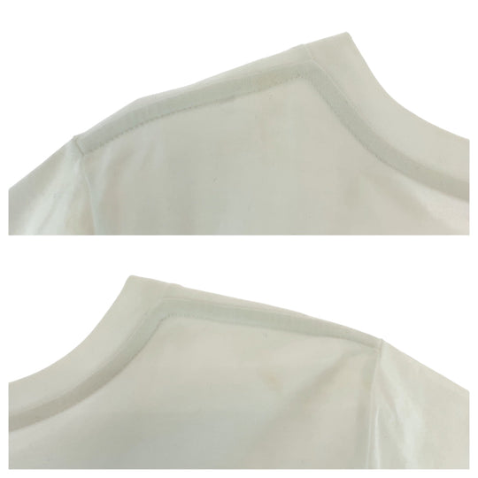 CELINE Short sleeve T-shirt 2X351501F cotton White gold Short sleeve T-shirt Embroidery Women XS Used Authentic