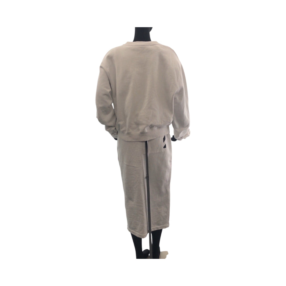 OFF-WHITE setup OWBA061C99JER001 cotton White black logo S