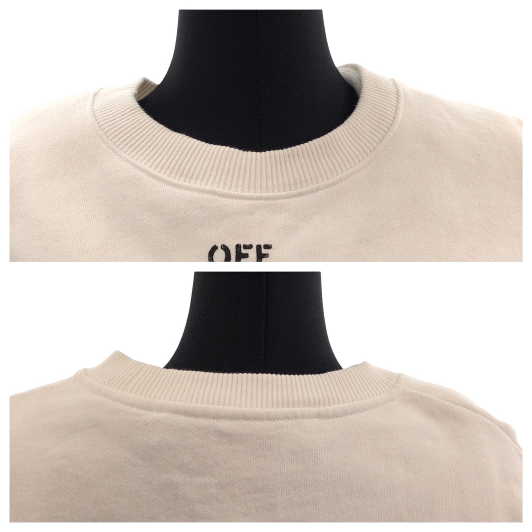 OFF-WHITE setup OWBA061C99JER001 cotton White black logo S