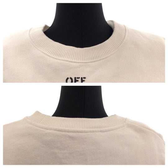 OFF-WHITE setup OWBA061C99JER001 cotton White black logo S