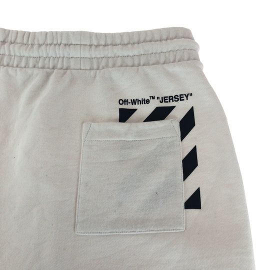 OFF-WHITE setup OWBA061C99JER001 cotton White black logo S