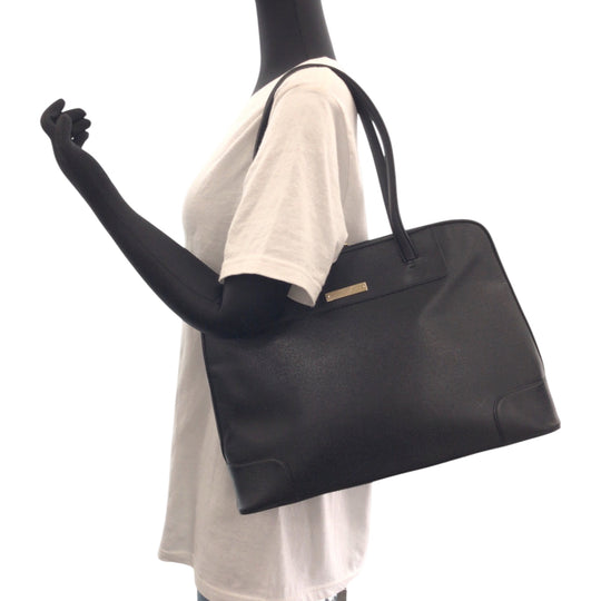 GUCCI Handbag 002 1122 leather black Handbag Shoulder Bag Women Used Authentic