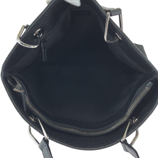 GUCCI Tote Bag 120837 GG canvas black Tote Bag Shoulder Bag Women Used Authentic