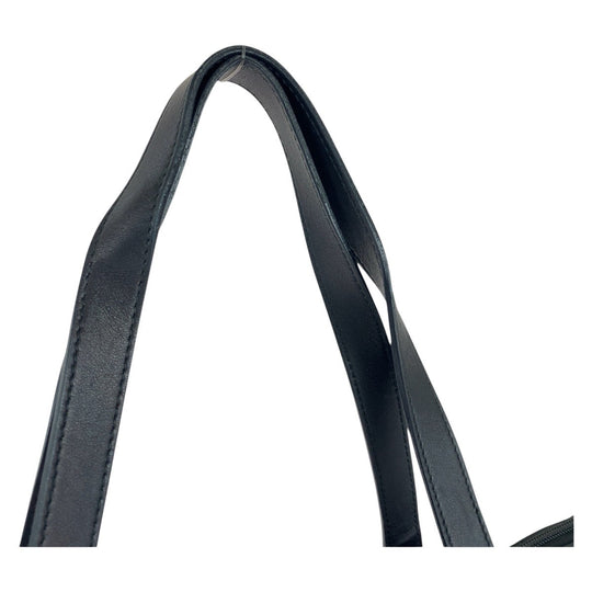 GUCCI Tote Bag 272399 GG canvas, leather Black GoldMetal Tote Bag Shoulder Bag Women Used Authentic