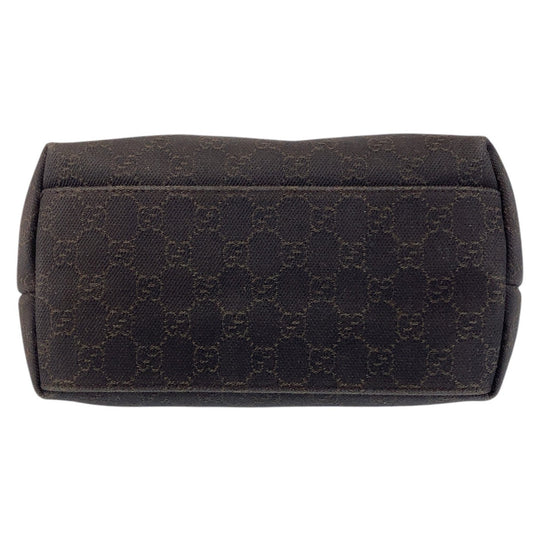 GUCCI Shoulder Bag 105649 GG canvas Brown Women Used Authentic