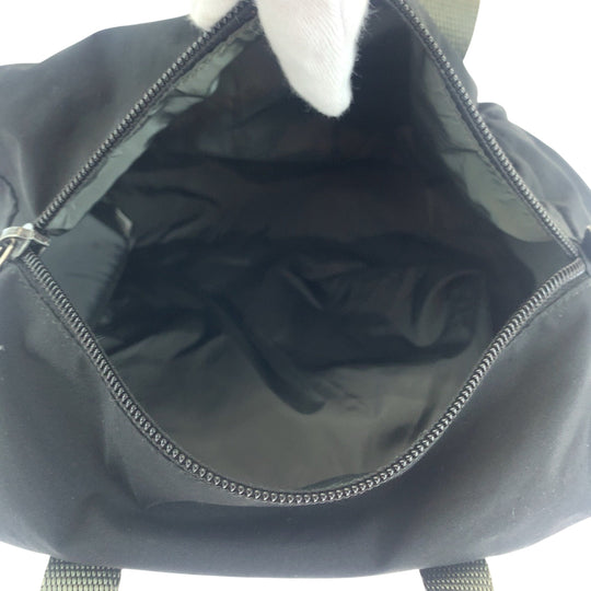 PRADA Boston Duffel bag Nylon Black Gray SilverMetal Boston Duffel bag Handbag Test PRADA Sports Women Used Authentic