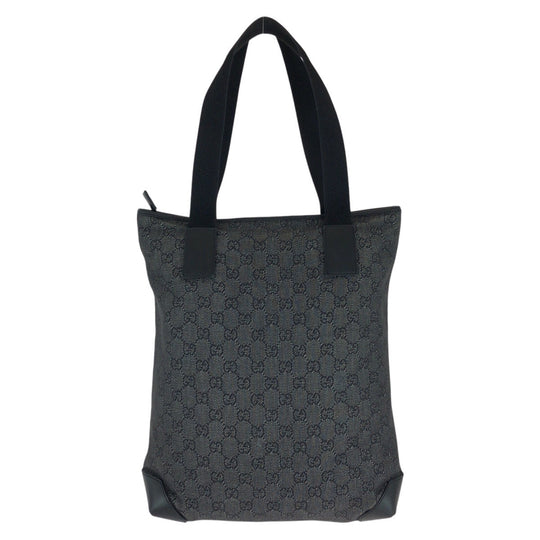 GUCCI Tote Bag 28892 GG canvas, leather Black black Tote Bag Shoulder Bag Women Used Authentic