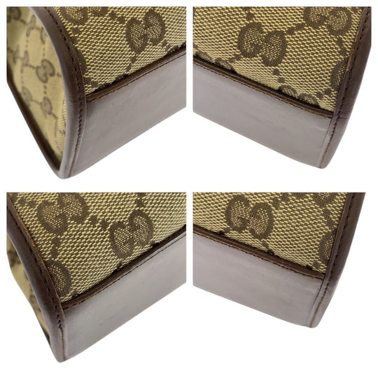 GUCCI Shoulder Bag 0021067 GG canvas, leather Beige brown Jackie Women Used Authentic