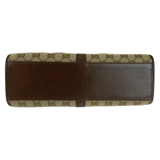 GUCCI Shoulder Bag 0021067 GG canvas, leather Beige brown Jackie Women Used Authentic