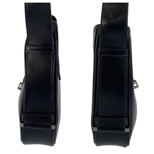 GUCCI Shoulder Bag 143747 leather Black black Women Used Authentic