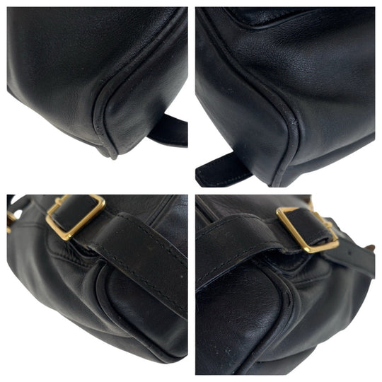 GUCCI Backpack 003 3444 0030 leather black Backpacks & Daypacks Backpacks Bamboo Women Used Authentic