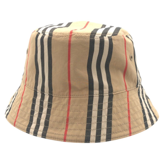 BURBERRY hat cotton Brown Hat Bucket Hat Unisex Reversible check mens Used Authentic