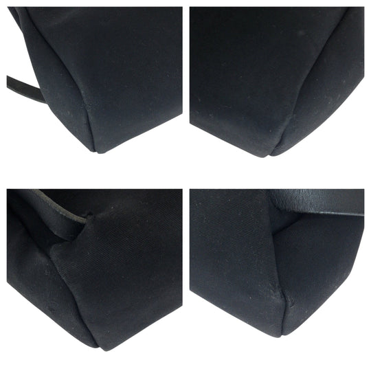 HERMES Backpack canvas Black SilverMetal Herbag ad PM