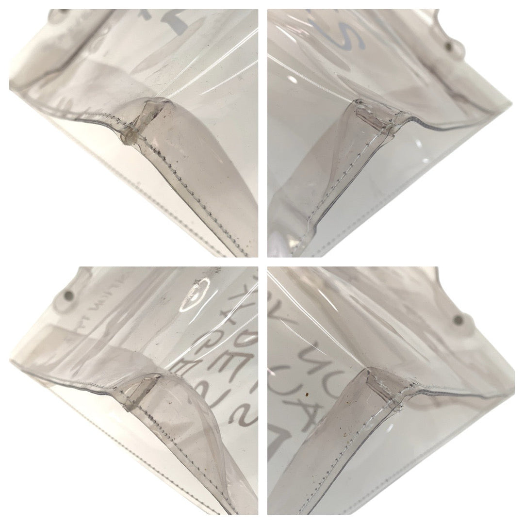 HERMES Handbag Plastics Clear Gold Metal Kelly type Women Used Authentic