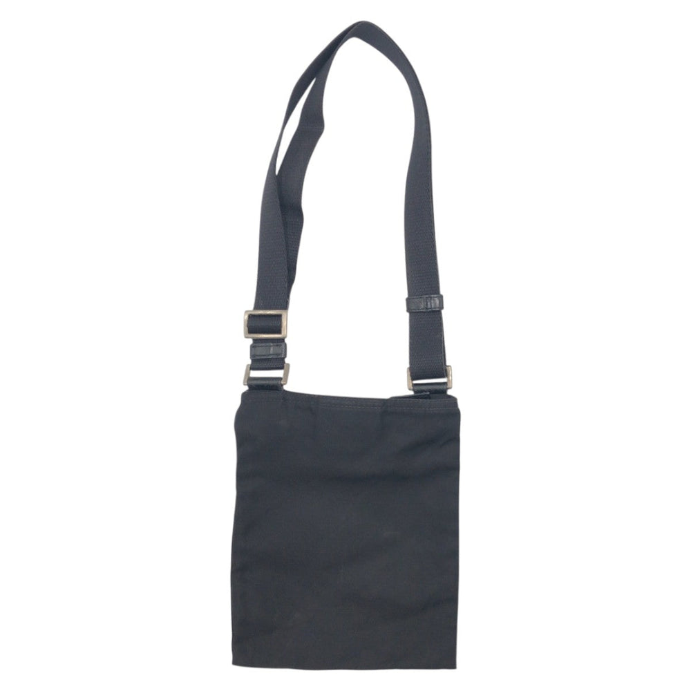 PRADA Shoulder Bag Nylon Black black Shoulder bag unisex Test Triangular logo mens Used Authentic
