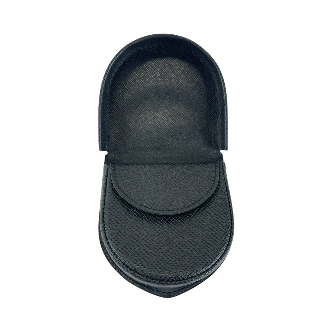 LOUIS VUITTON Coin case M64422 leather black Taiga Porto Monet Cuvetto