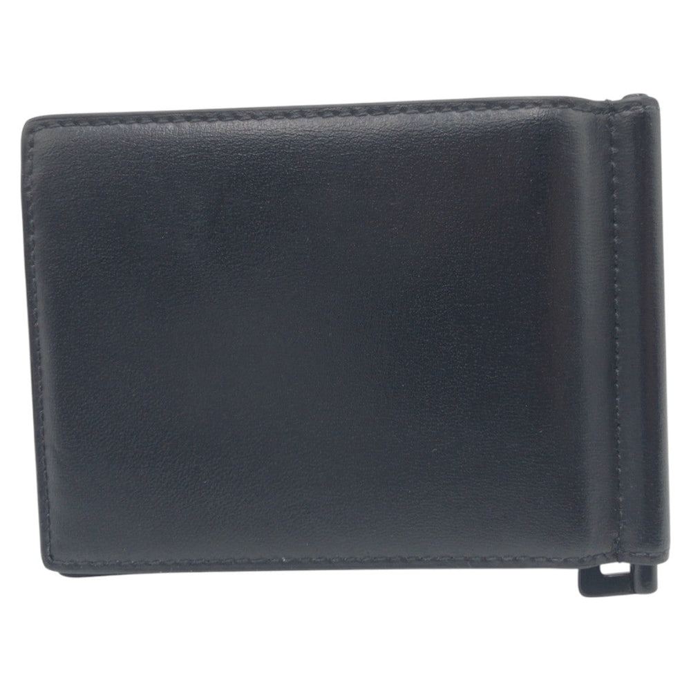 Yves Saint Laurent Bifold Wallet leather black Bifold Wallet Folding Wallet Billfold Money Clip Compact Wallet mens Used Authentic