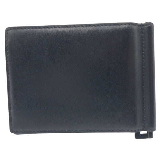 Yves Saint Laurent Bifold Wallet leather black Bifold Wallet Folding Wallet Billfold Money Clip Compact Wallet mens Used Authentic