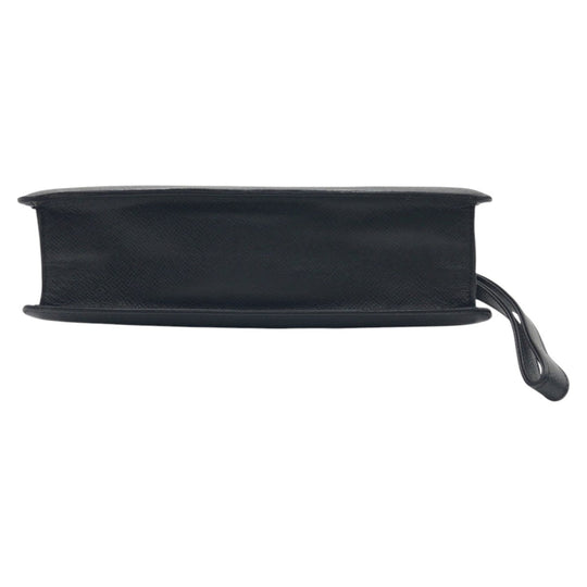 LOUIS VUITTON Clutch bag M30782 leather black Clutch bag business bag Taiga ardwards Selenga mens Used Authentic