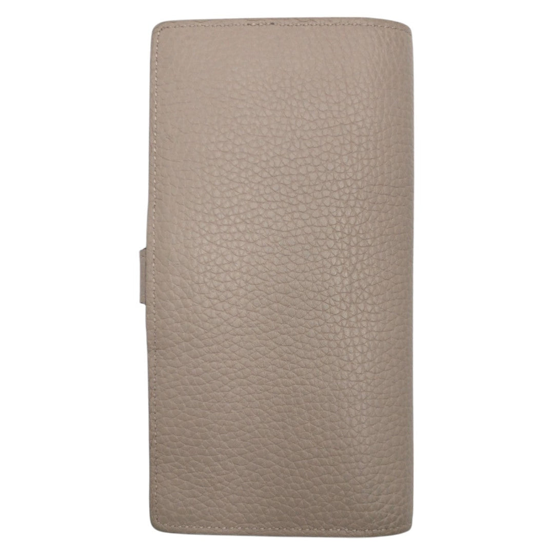 LOUIS VUITTON Long Wallet Purse M81367 leather beige galle Long Wallet Purse Long wallet unisex LV Vertical Women Used Authentic