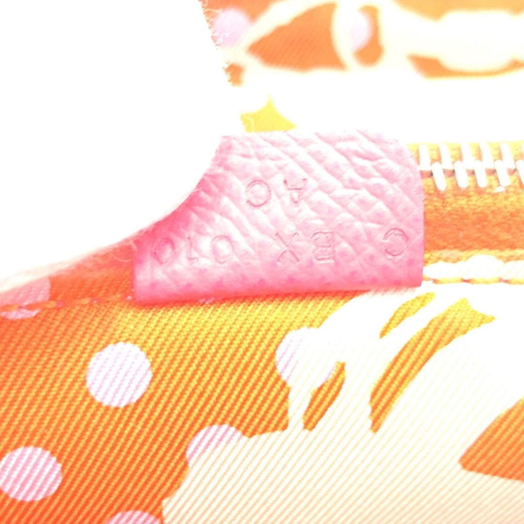 HERMES Bifold Wallet Epsom pink Bifold Wallet Compact Wallet Azap Silk in Compact Women Used Authentic