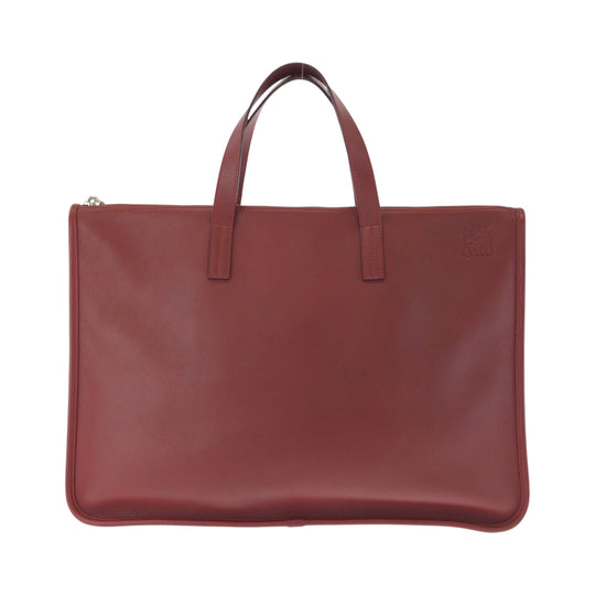 LOEWE Business bag leather Red anagram New Toledo