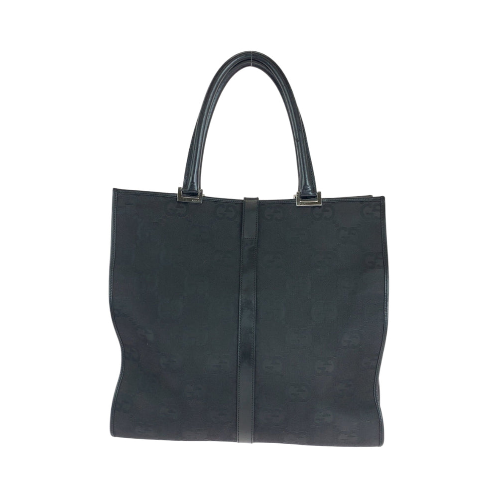 GUCCI Tote Bag 002 1064 GG canvas black Tote Bag handbag Jackie Women Used Authentic