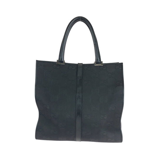 GUCCI Tote Bag 002 1064 GG canvas black Tote Bag handbag Jackie Women Used Authentic