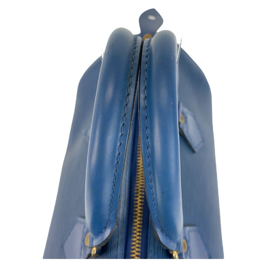LOUIS VUITTON Handbag M43015 leather Blue GoldMetal Handbag Boston Duffel bag Epi Speedy 25 Women Used Authentic
