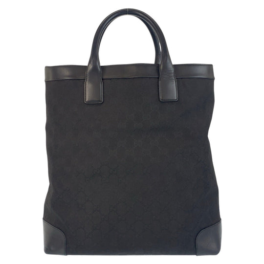GUCCI Tote Bag 002 1121 GG canvas Black black