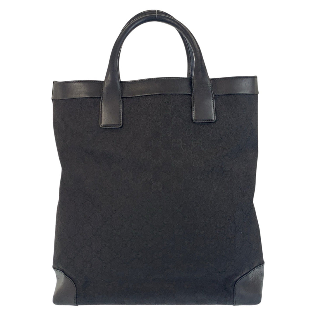 GUCCI Tote Bag 002 1121 GG canvas Black black