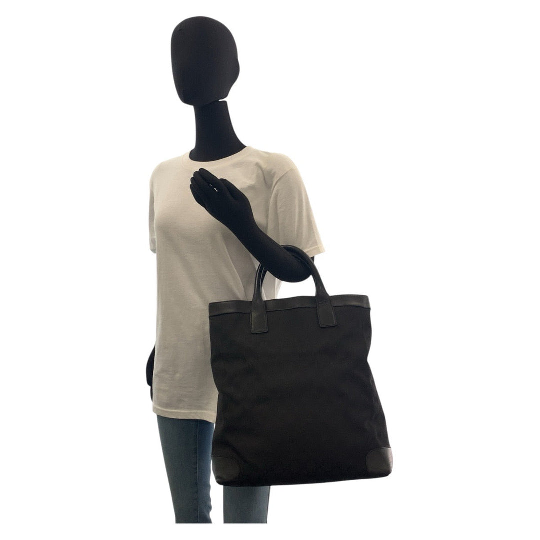 GUCCI Tote Bag 002 1121 GG canvas Black black