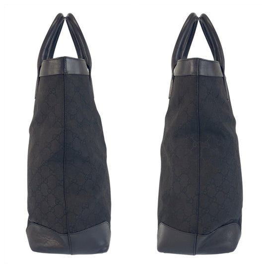GUCCI Tote Bag 002 1121 GG canvas Black black