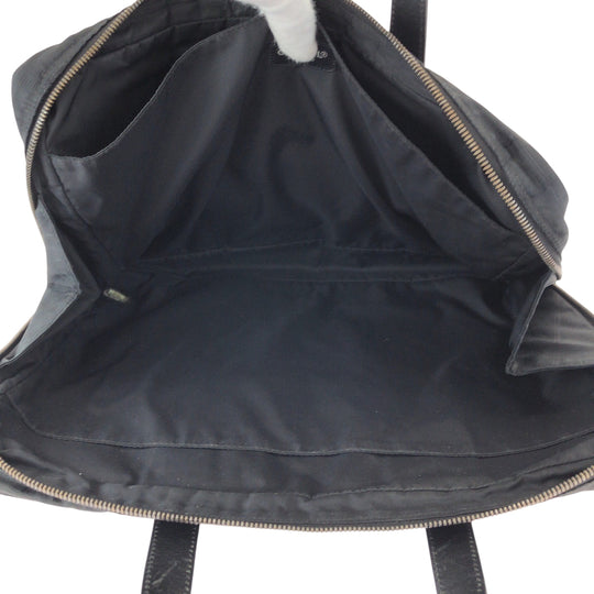 CHANEL Business bag A15974 Nylon Black SilverMetal Business bag handbag New travel line COCO Mark Women Used Authentic