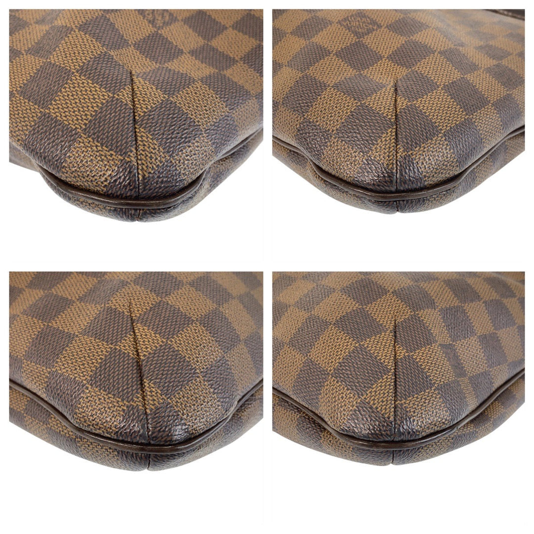 LOUIS VUITTON Shoulder Bag N42251 PVC, Leather Brown Gold Metal Shoulder Bag Messenger bag Damier Bloomsbury PM Women Used Authentic