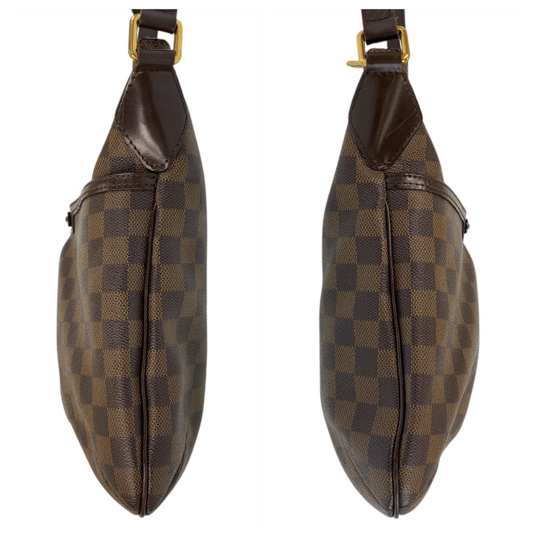 LOUIS VUITTON Shoulder Bag N42251 PVC, Leather Brown Gold Metal Shoulder Bag Messenger bag Damier Bloomsbury PM Women Used Authentic