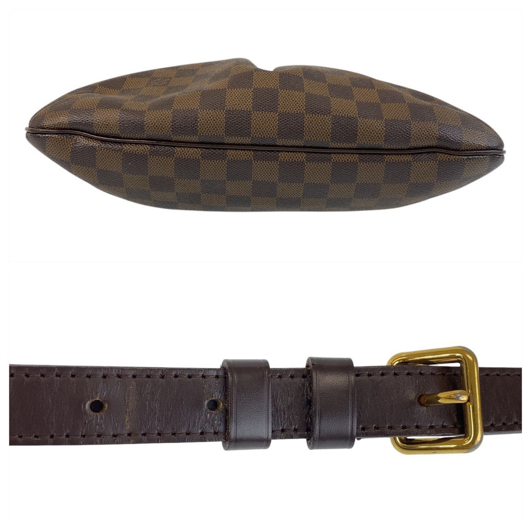 LOUIS VUITTON Shoulder Bag N42251 PVC, Leather Brown Gold Metal Shoulder Bag Messenger bag Damier Bloomsbury PM Women Used Authentic
