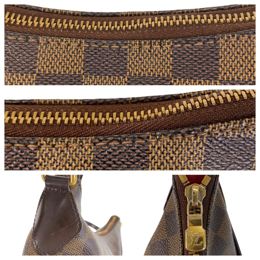 LOUIS VUITTON Shoulder Bag N42251 PVC, Leather Brown Gold Metal Shoulder Bag Messenger bag Damier Bloomsbury PM Women Used Authentic