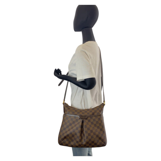 LOUIS VUITTON Shoulder Bag N42251 PVC, Leather Brown Gold Metal Shoulder Bag Messenger bag Damier Bloomsbury PM Women Used Authentic