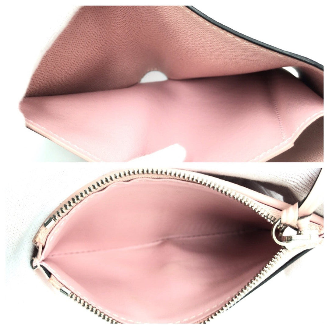 LOUIS VUITTON Tri-fold wallet M62946 Epi Leather Pink Rose Ballerine Tri-fold wallet Compact wallet Epi Portefeuille Victorine Women Used Authentic