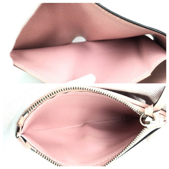LOUIS VUITTON Tri-fold wallet M62946 Epi Leather Pink Rose Ballerine Tri-fold wallet Compact wallet Epi Portefeuille Victorine Women Used Authentic