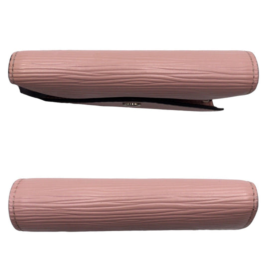 LOUIS VUITTON Tri-fold wallet M62946 Epi Leather Pink Rose Ballerine Tri-fold wallet Compact wallet Epi Portefeuille Victorine Women Used Authentic