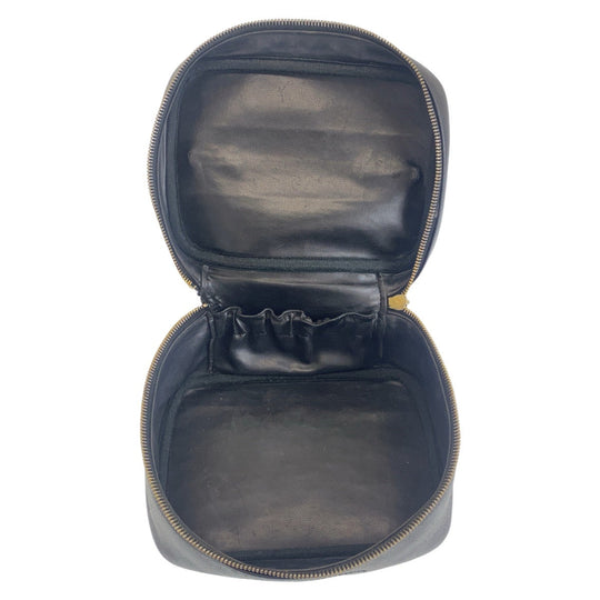 CHANEL Handbag Caviar skin black COCO Mark