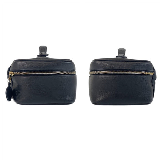 CHANEL Handbag Caviar skin black COCO Mark