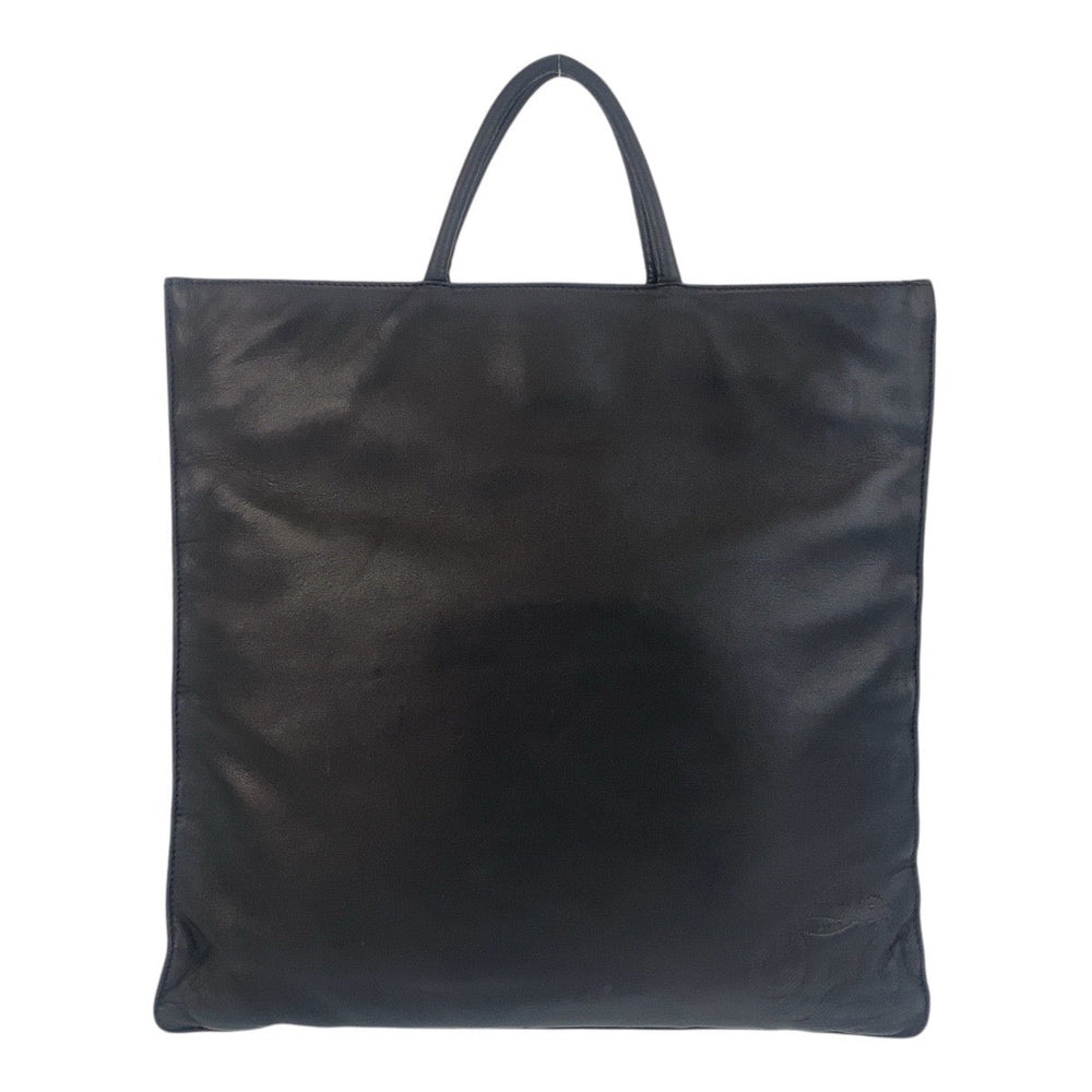 LOEWE Tote Bag Suede, Leather Brown Black Tote Bag anagram Women Used Authentic
