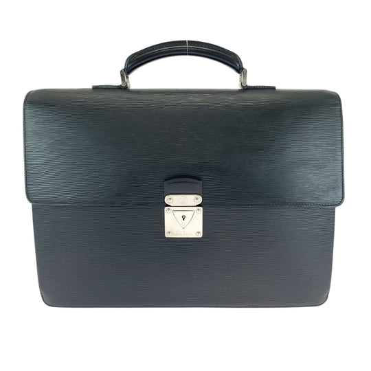 LOUIS VUITTON Business bag M54542 Epi Leather black Business bag handbag Epi Robusto 2 mens Used Authentic