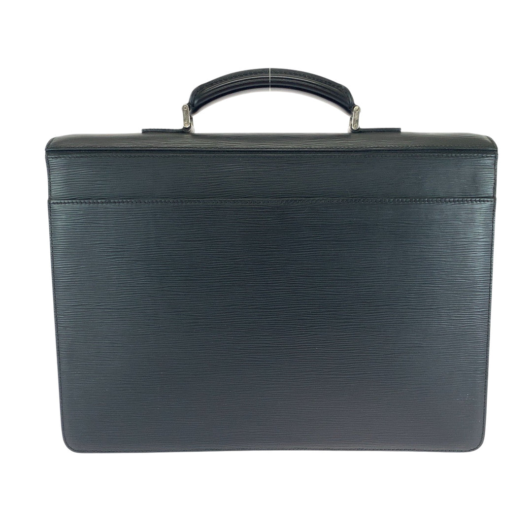 LOUIS VUITTON Business bag M54542 Epi Leather black Business bag handbag Epi Robusto 2 mens Used Authentic